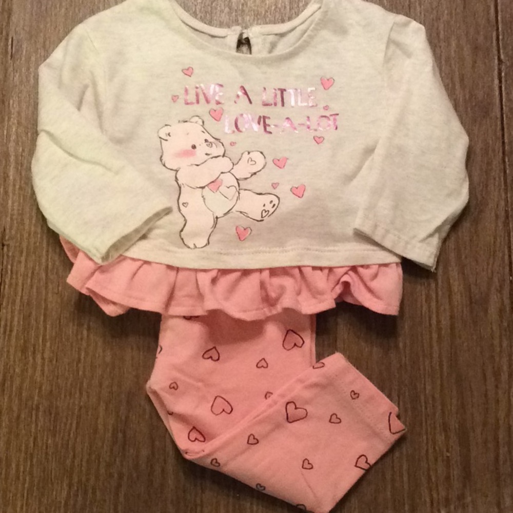 Baby girls Care Bear set